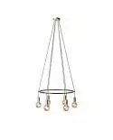 6 Pendels Cage Globe Lamp