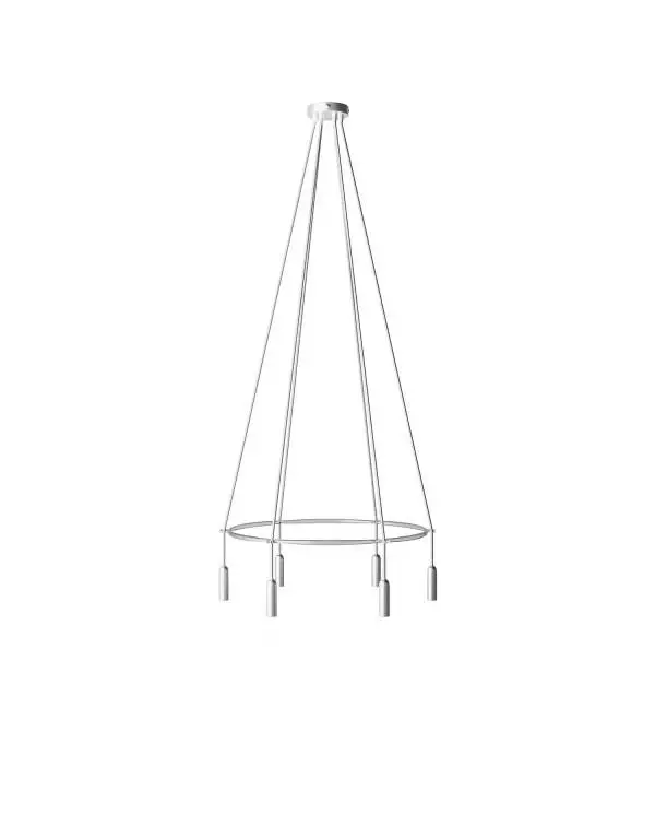 6 Pendels Cage P-Light Lamp