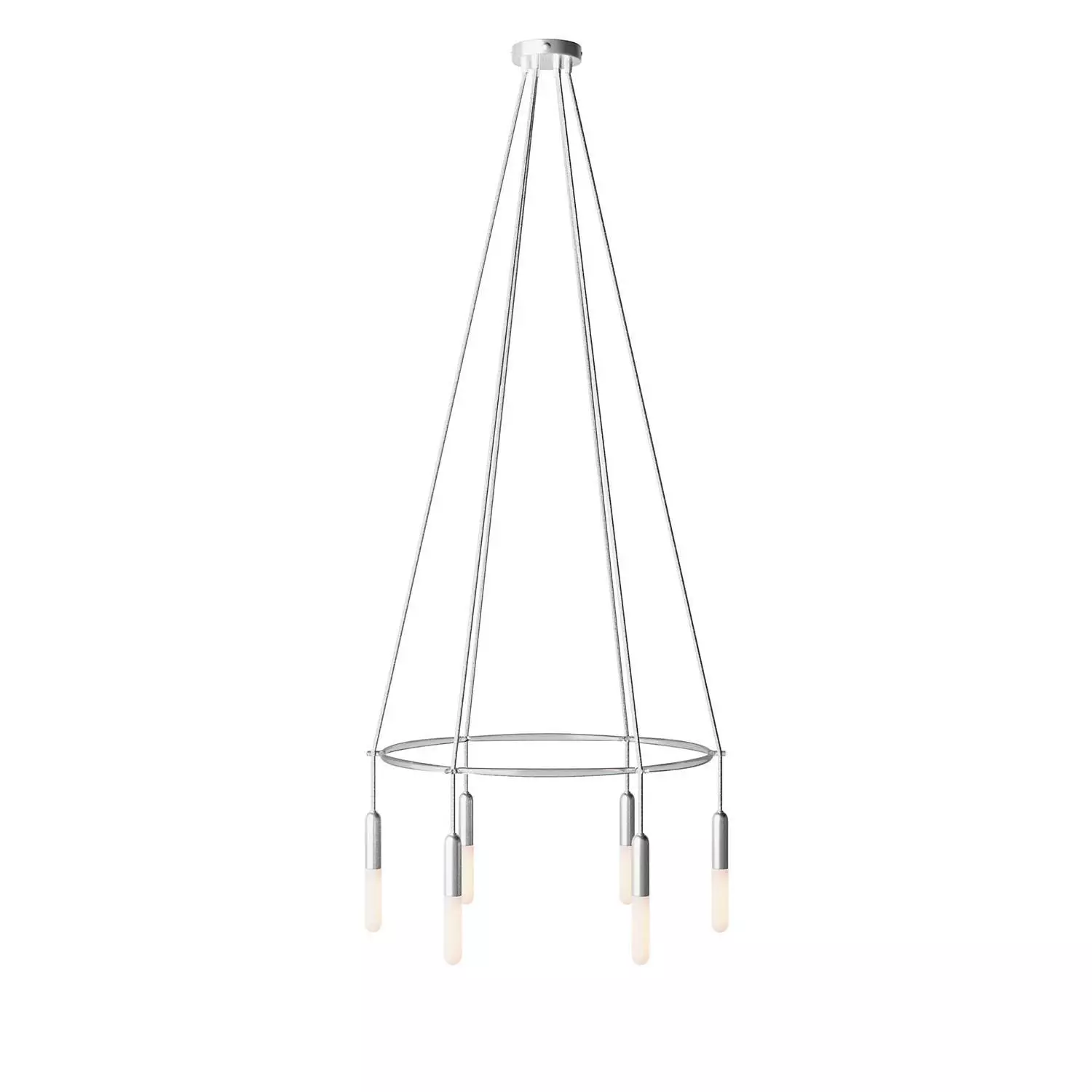 6 Pendels Cage P-Light Lamp