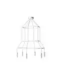 6 Pendels 3 Ringen Cage P-Light Dash Lamp