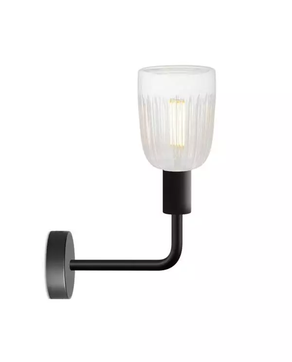 Fermaluce Elle metalen lamp met kristallen LED lichtbron