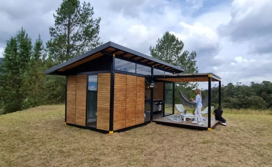 Minihuis in Colombia: klein, ecologisch en... rijk aan licht